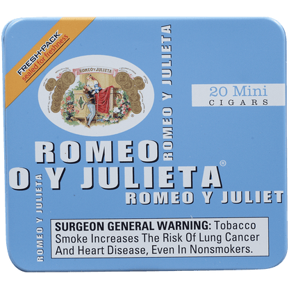 (Pm)Romeo Y Julieta Mini (Blue) 5/20 Ct. Tins 2.875X20