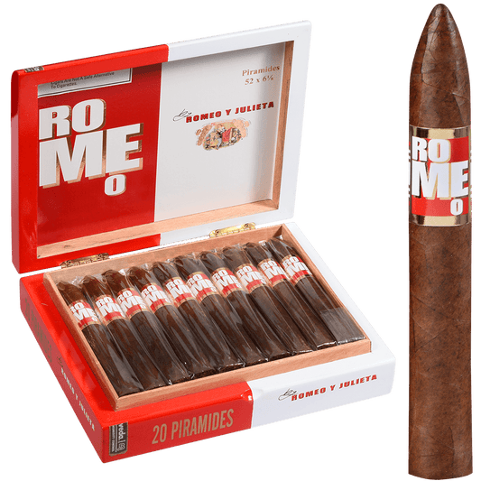 Romeo By Romeo Y Julieta Piramides 20 Ct. Box 6.13X52