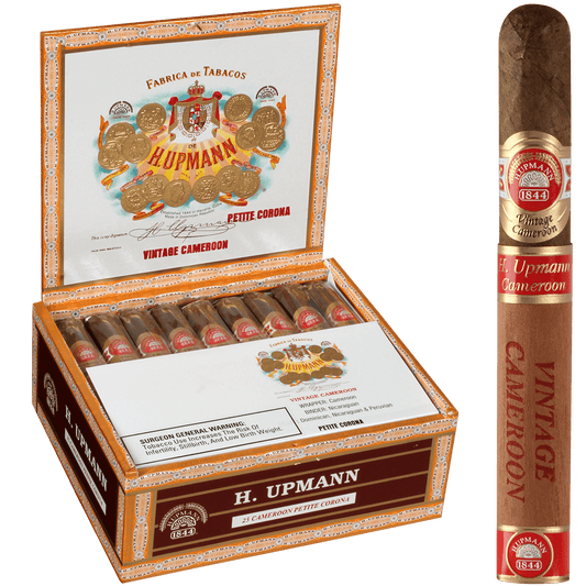 H. Upmann Vintage Cameroon Petite Corona 25 Ct. Box 5.00X40