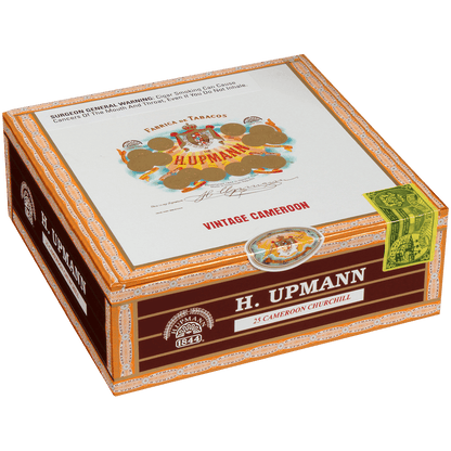 H. Upmann Vintage Cameroon Churchill 25 Ct. Box 7.00X50