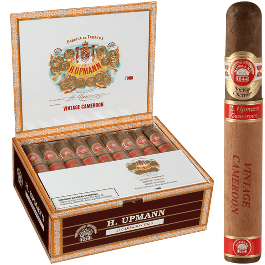H. Upmann Vintage Cameroon Toro 25 Ct. Box 6.00X54