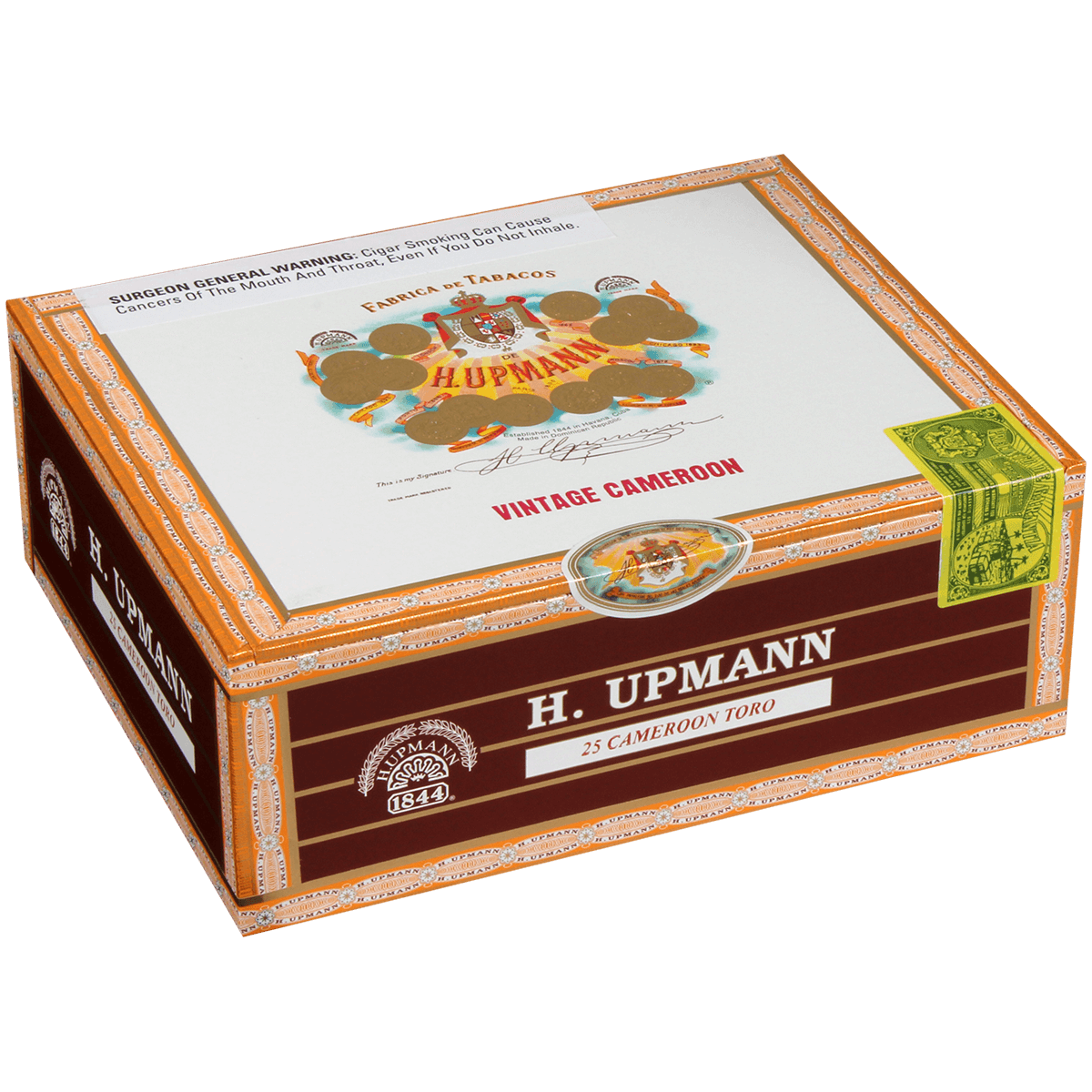 H. Upmann Vintage Cameroon Toro 25 Ct. Box 6.00X54