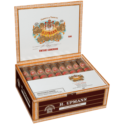 H. Upmann Vintage Cameroon Toro 25 Ct. Box 6.00X54