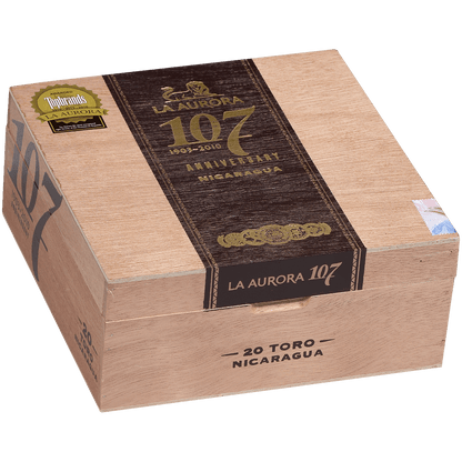 La Aurora 107 Nicaragua Toro 20 Ct. Box 5.50X54