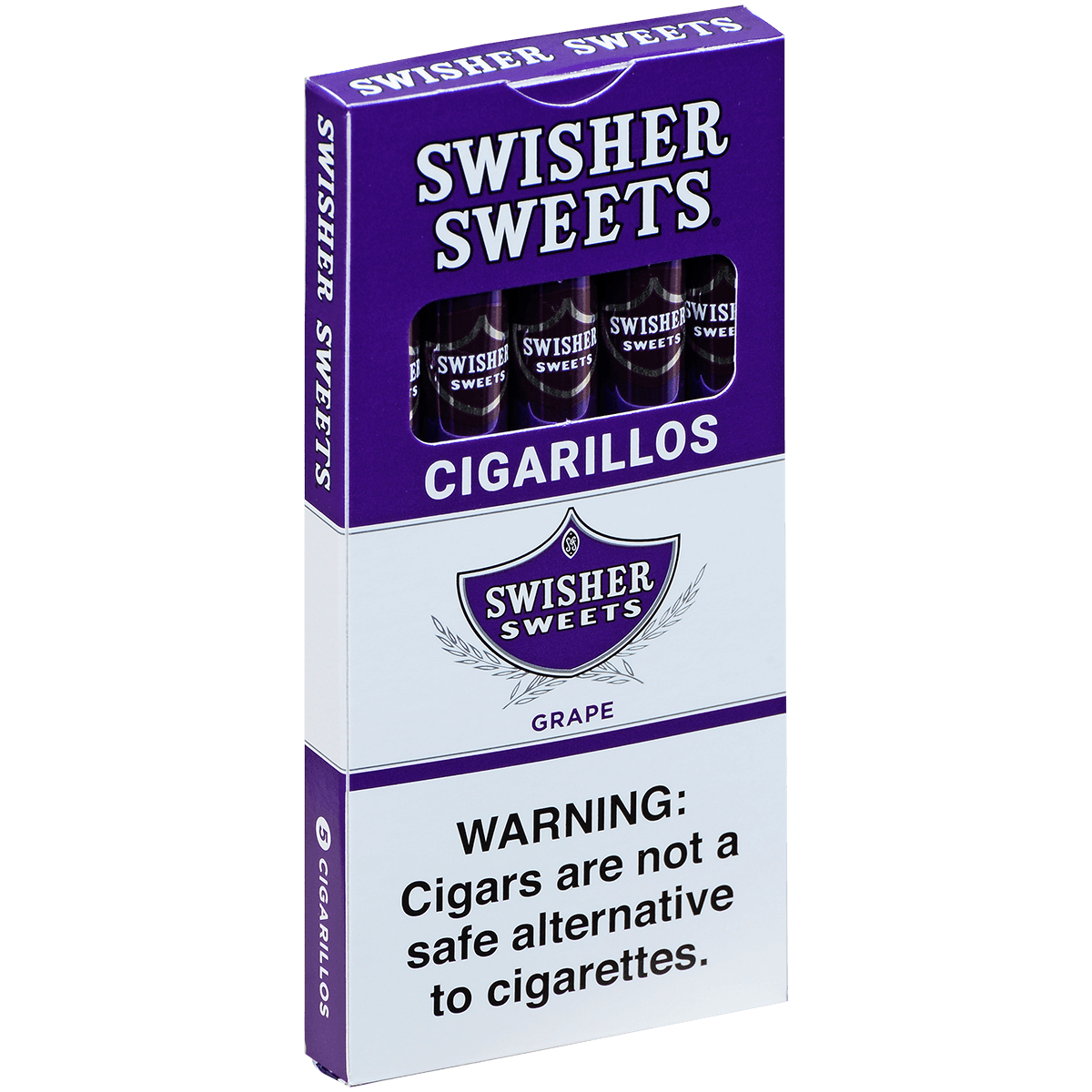 Swisher Sweets Cigarillos Grape 5 Pack 20/5 Packs 4.00X30