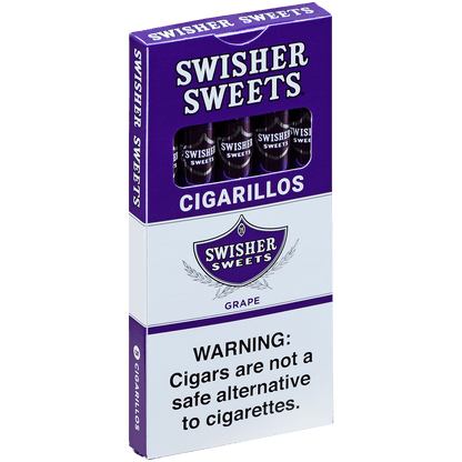 Swisher Sweets Cigarillos Grape 5 Pack 20/5 Packs 4.00X30