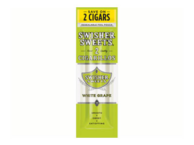 Swisher Sweets Cigarillos White Grape 60 Ct. 30/2 Packs 4.00X30