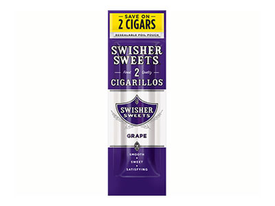 Swisher Sweets Cigarillos Grape 60 Ct. 30/2 Packs 4.00X30