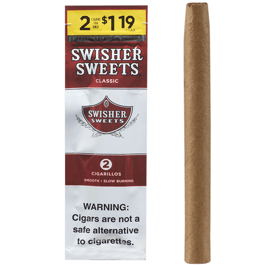 Swisher Sweets Cigarillos Regular 2-For$1.19 30/2 Ct Pouches 4.00X30