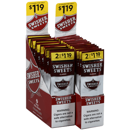 Swisher Sweets Cigarillos Regular 2-For$1.19 30/2 Ct Pouches 4.00X30