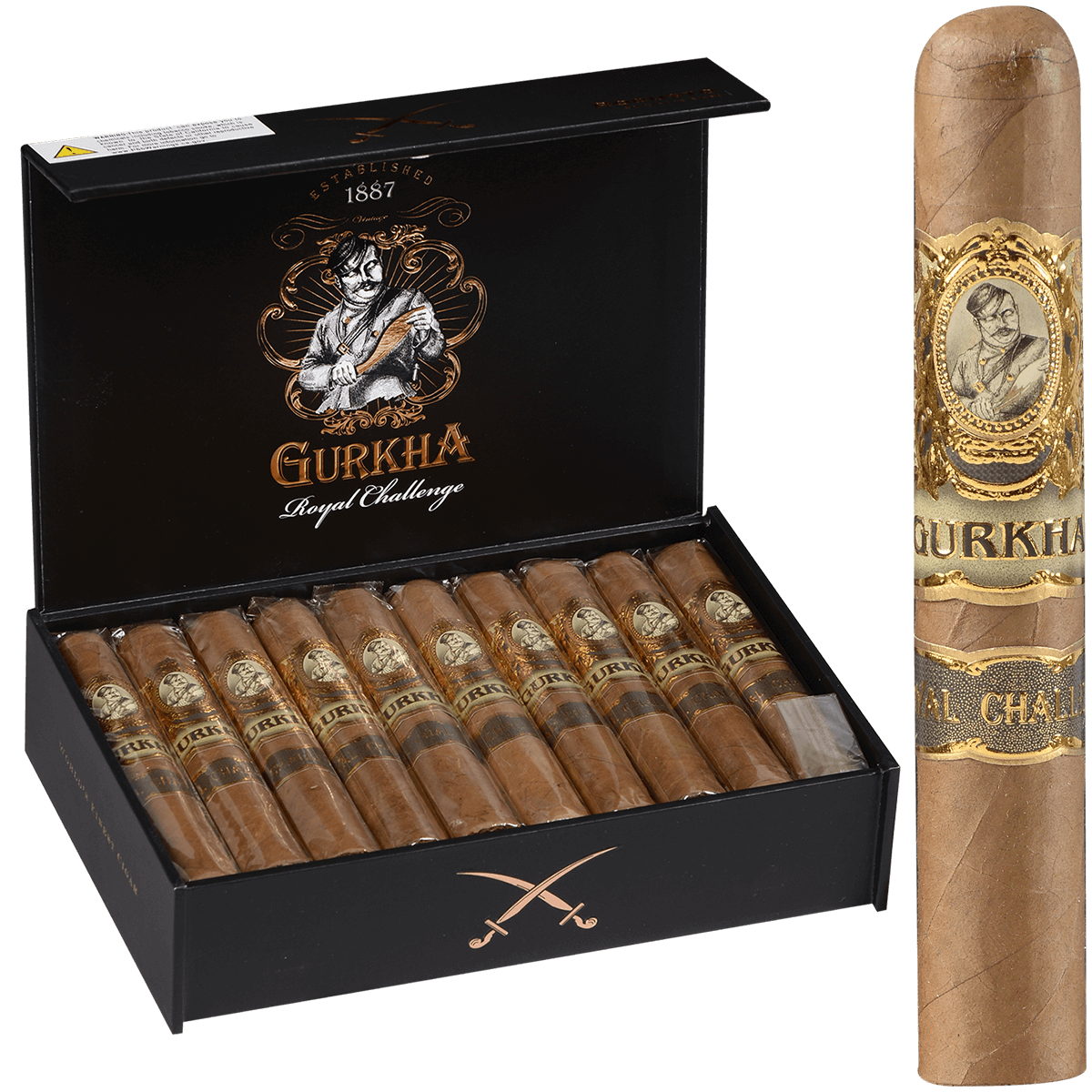 Gurkha Royal Challenge Robusto 20 Ct. Box 5.00X50