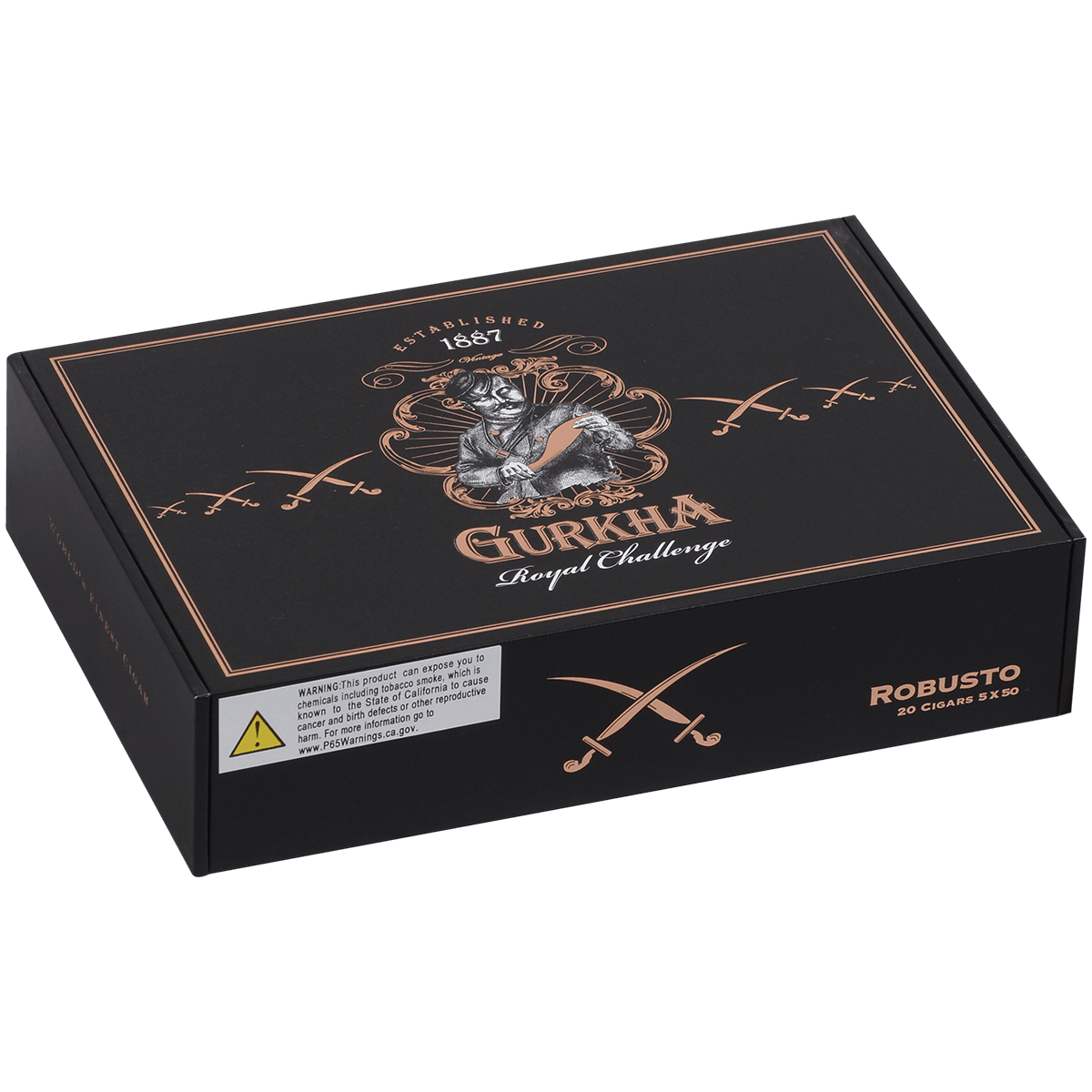 Gurkha Royal Challenge Robusto 20 Ct. Box 5.00X50