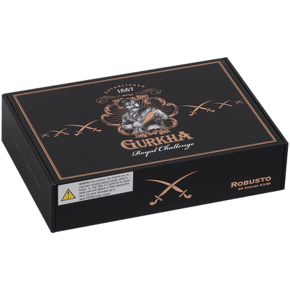 Gurkha Royal Challenge Robusto 20 Ct. Box 5.00X50