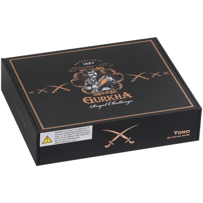 Gurkha Royal Challenge Toro 20 Ct. Box 6.00X50