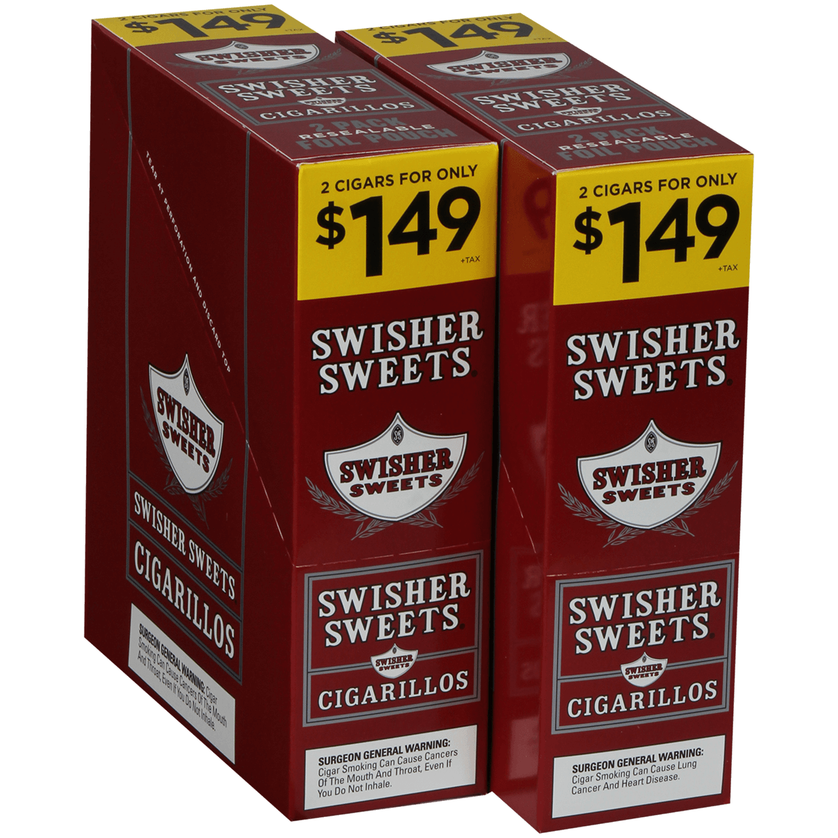 Swisher Sweets Cigarillos Regular 60 Ct. 30/2 For $1.49 Packs 4.00X30