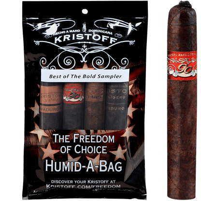 Kristoff Maduro Sampler Humid-A-Bag 4 Ct. Pack