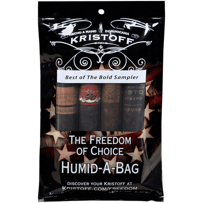 Kristoff Maduro Sampler Humid-A-Bag 4 Ct. Pack