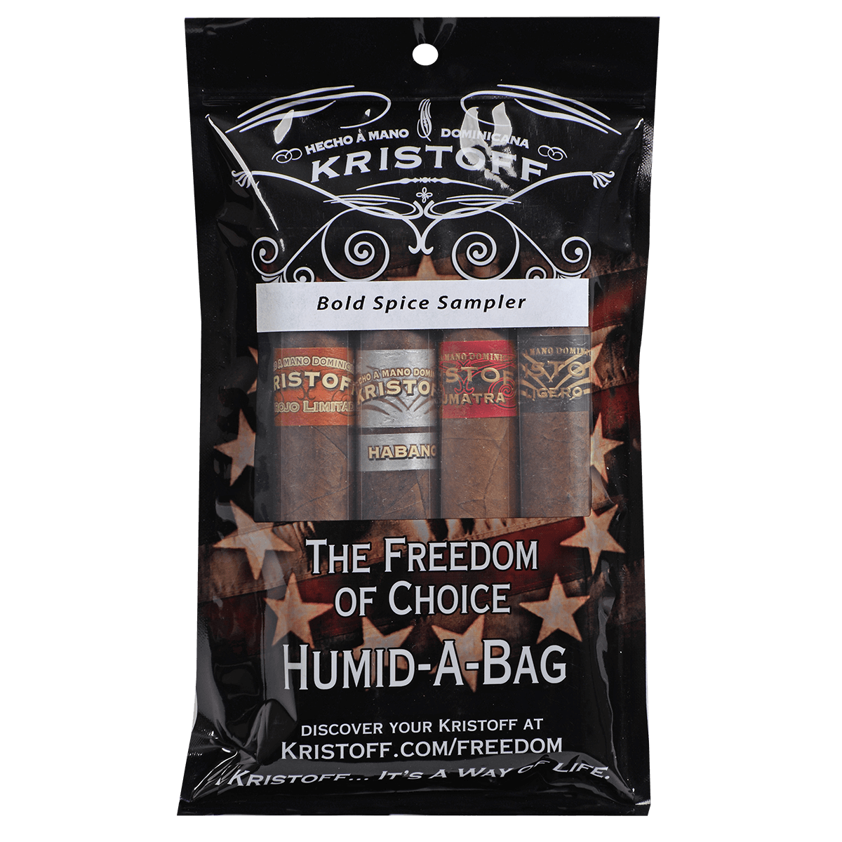 Kristoff Medium Fresh Pack Sampler -A-Bag- 4 Ct. Pack