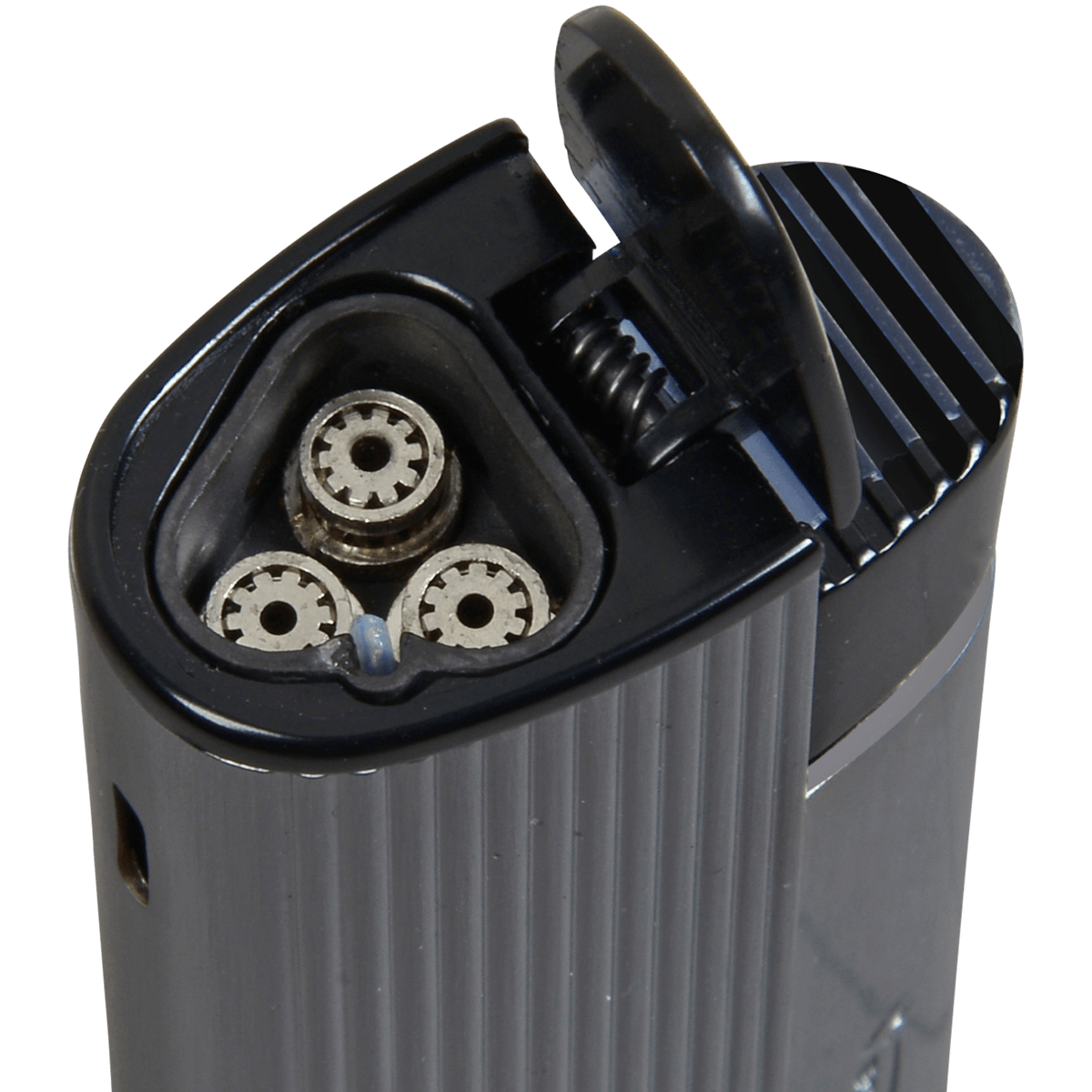Lighter Vector Diablo WPunch Triple Torch Chrome Satin