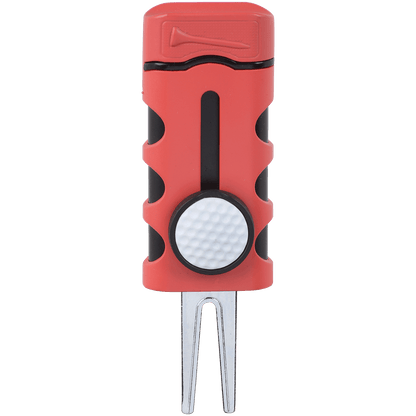 Lighter Vector Caddie WGroundskeep Single Torch Red Matte