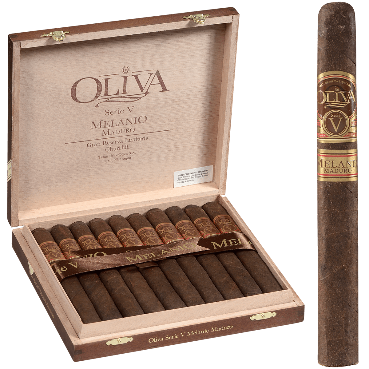 Oliva Serie V Melanio Maduro Churchill 10 Ct. Box 7.00X50