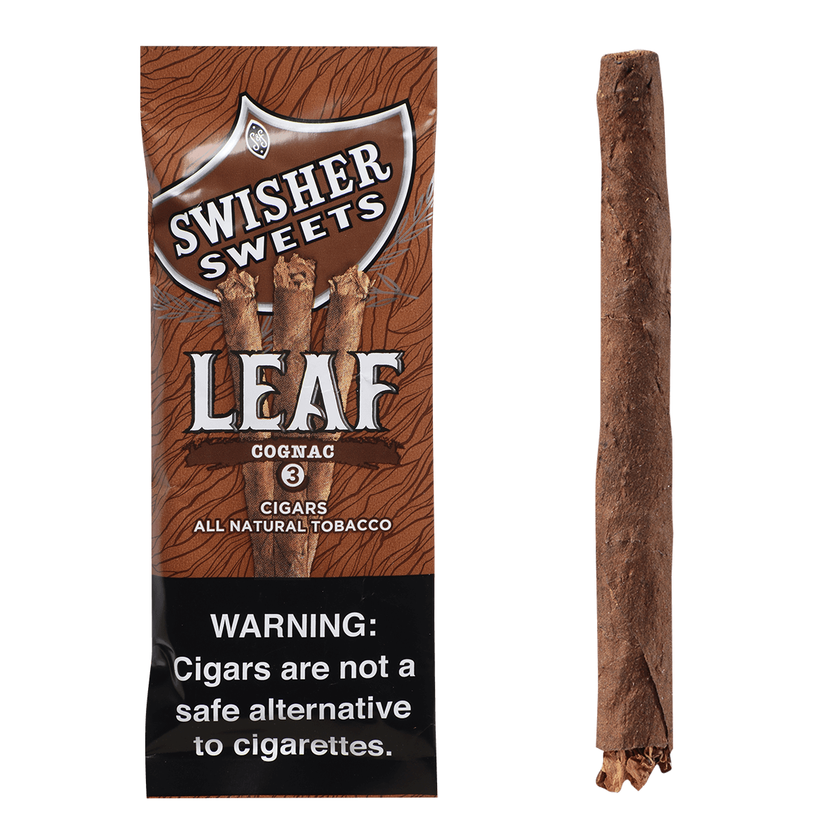 Swisher Sweets Leaf Cognac 10/3 30 Ct. Packs 4.00X30