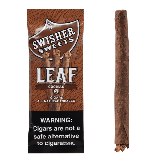 Swisher Sweets Leaf Cognac 10/3 30 Ct. Packs 4.00X30