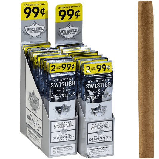 Swisher Sweets Cigarillos Diamonds 60 Ct. 30/2 For .99¢ Packs 4.00X30
