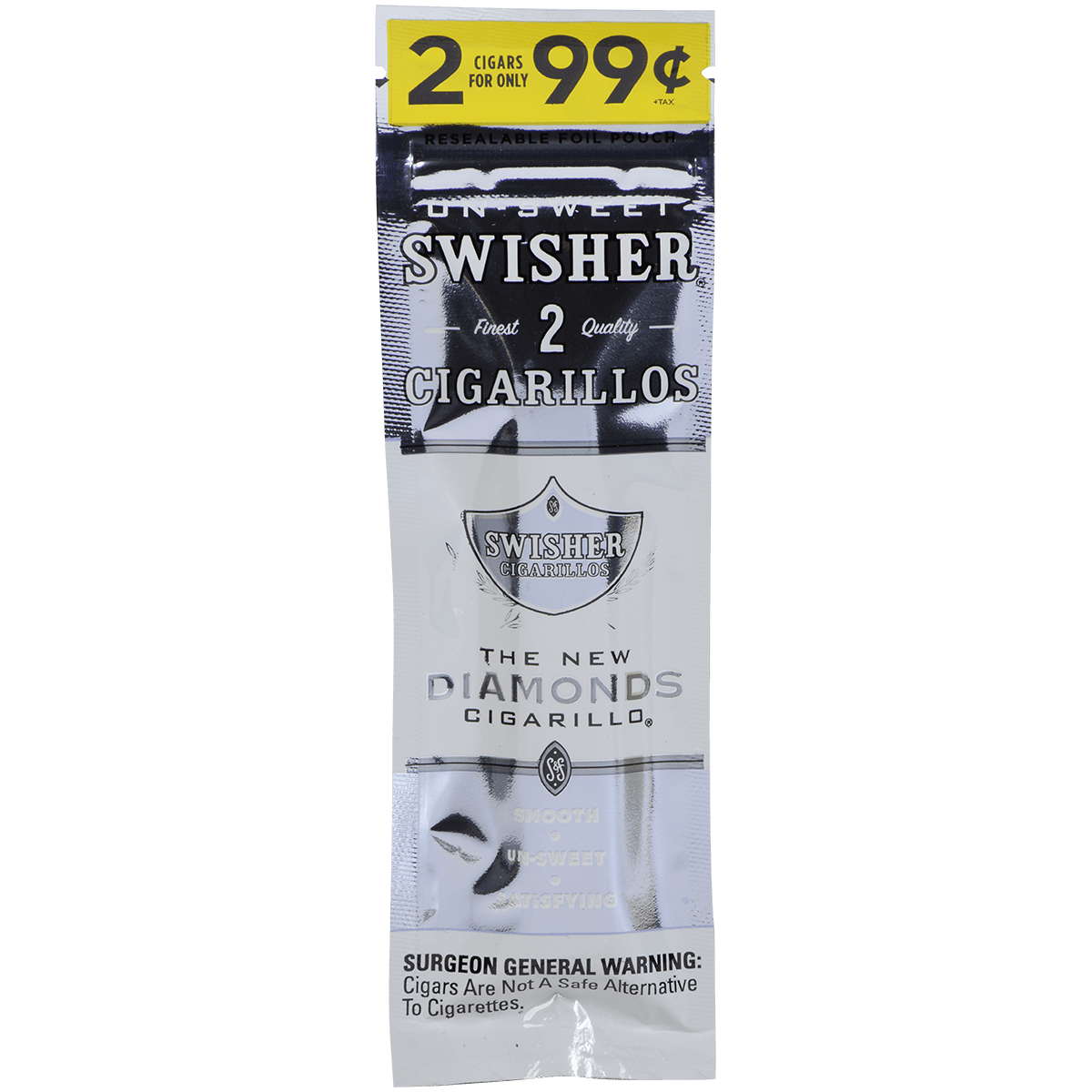 Swisher Sweets Cigarillos Diamonds 60 Ct. 30/2 For .99¢ Packs 4.00X30