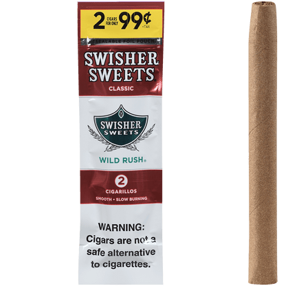 Swisher Sweets Cigarillos Wild Rush 60 Ct. 30/2 For .99¢ Packs 4.00X30