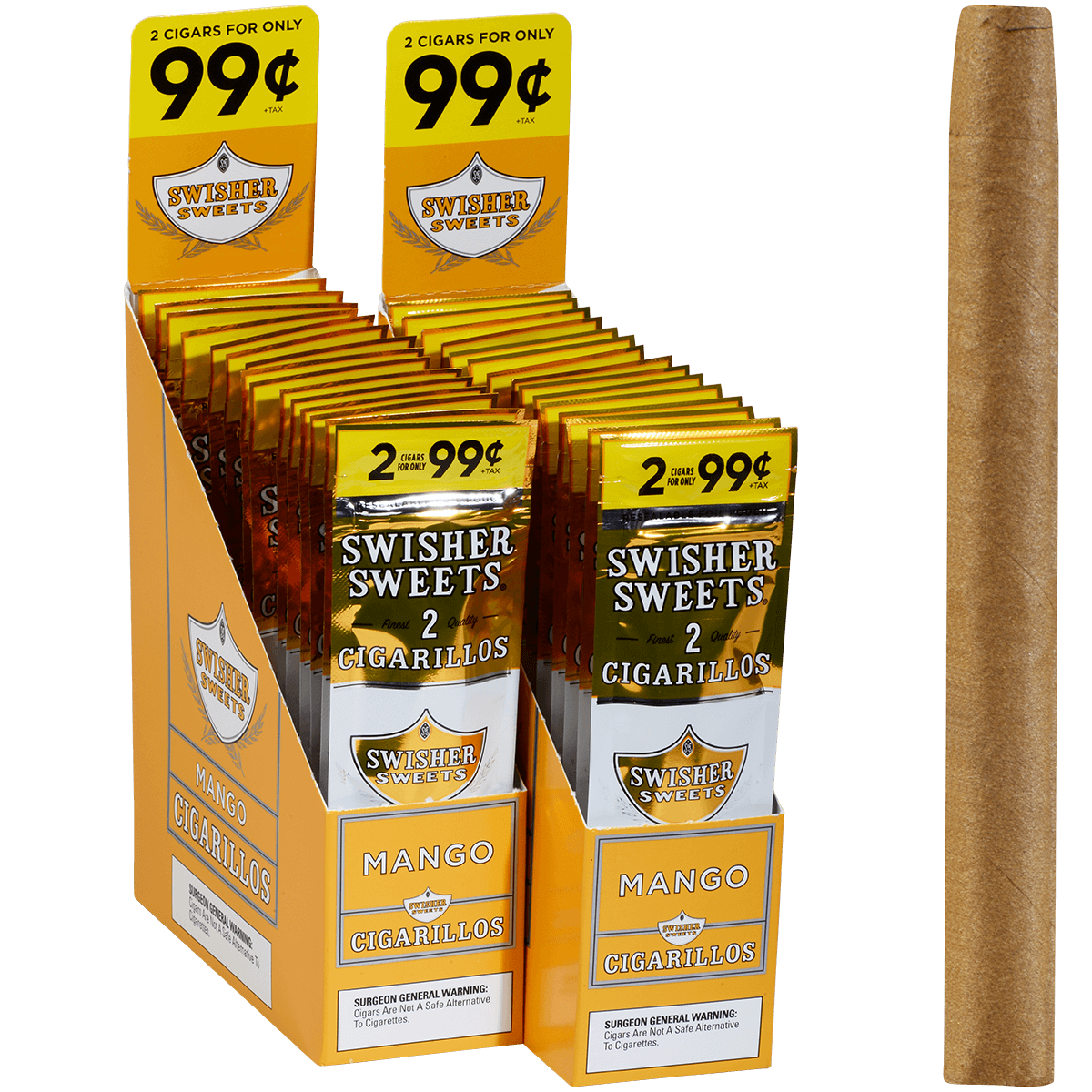 Swisher Sweets Cigarillos Mango 60 Ct. 30/2 For ¢.99 Packs 4.00X30