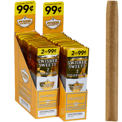 Swisher Sweets Cigarillos Mango 60 Ct. 30/2 For ¢.99 Packs 4.00X30