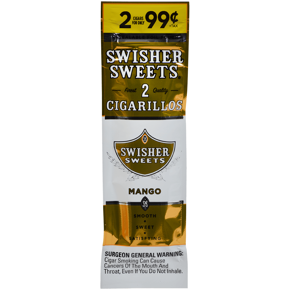 Swisher Sweets Cigarillos Mango 60 Ct. 30/2 For ¢.99 Packs 4.00X30