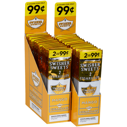 Swisher Sweets Cigarillos Mango 60 Ct. 30/2 For ¢.99 Packs 4.00X30