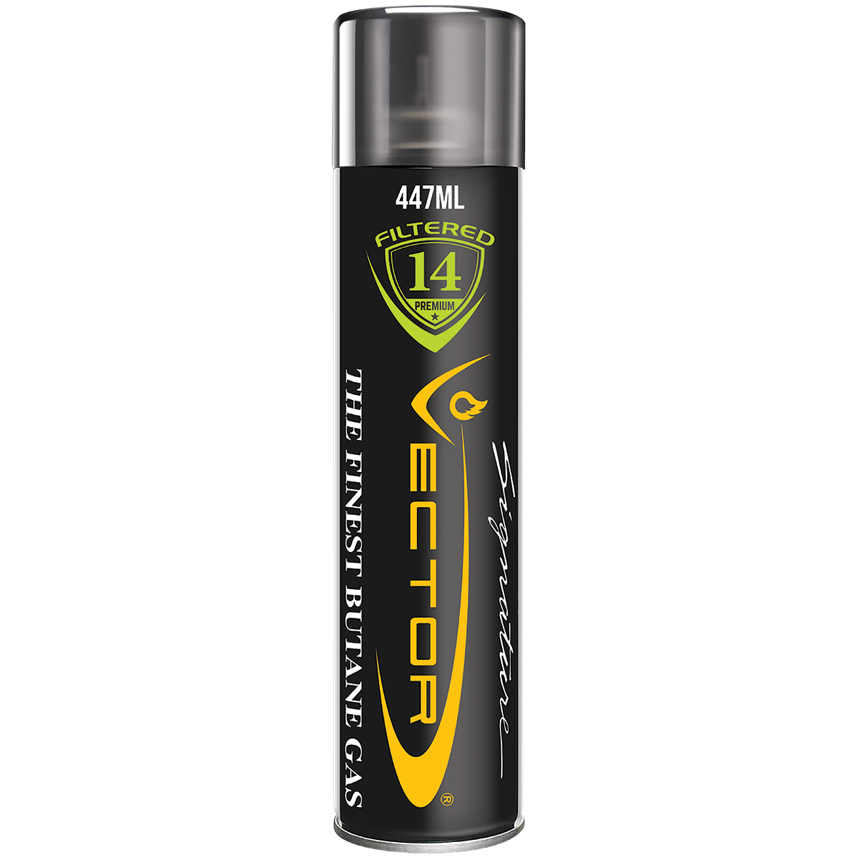 Butane Vector Refined Black Jumbo Size Can 15.15 Fl Oz 447 Ml 12 Ct.