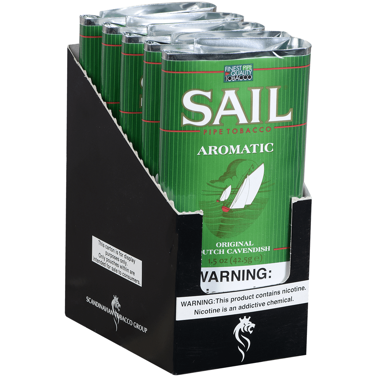 **SAIL AROMATIC (GREEN) POUCH 5S 1.50 OZ