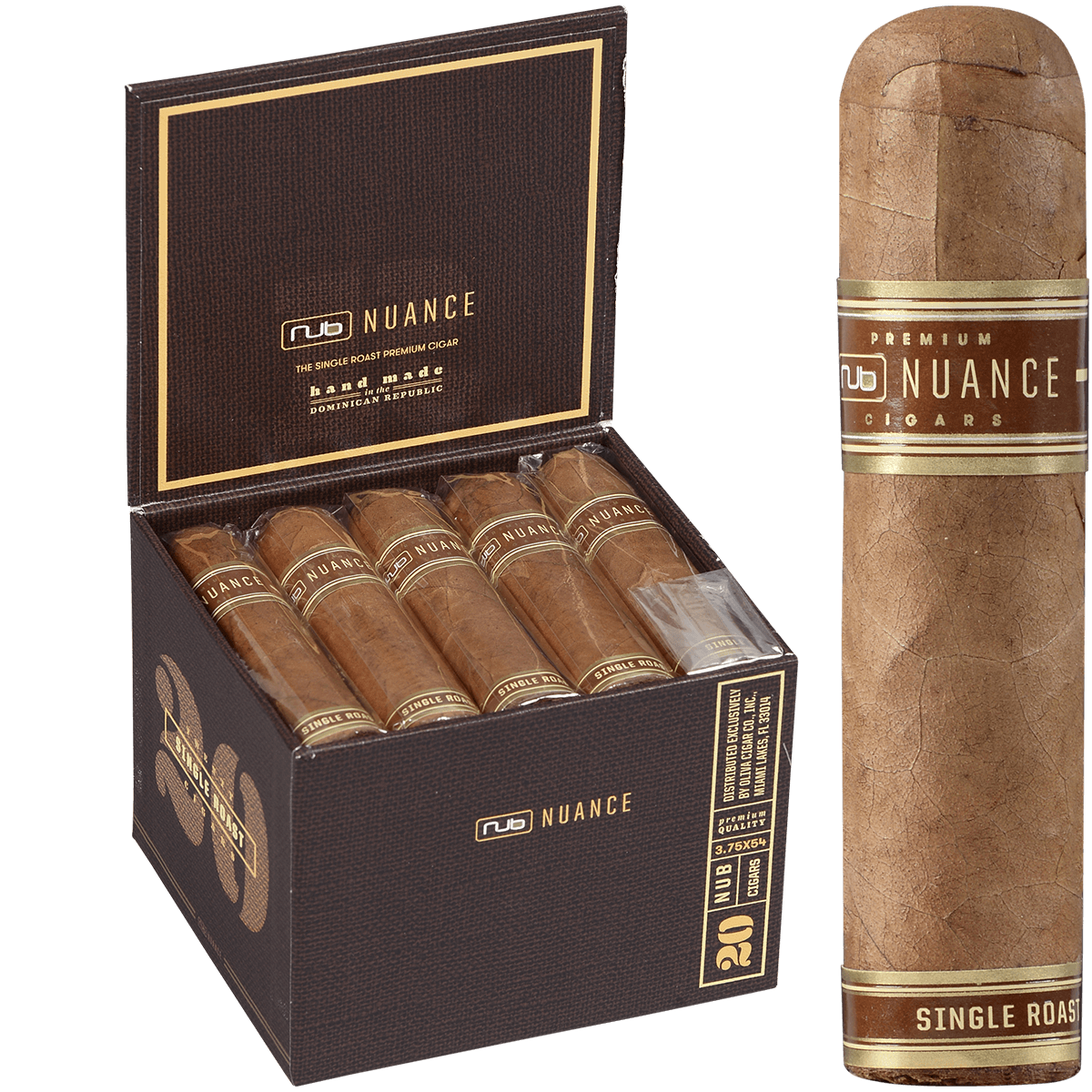 Nub Nuance Single Roast 354 20 Ct. Box 3.75X54