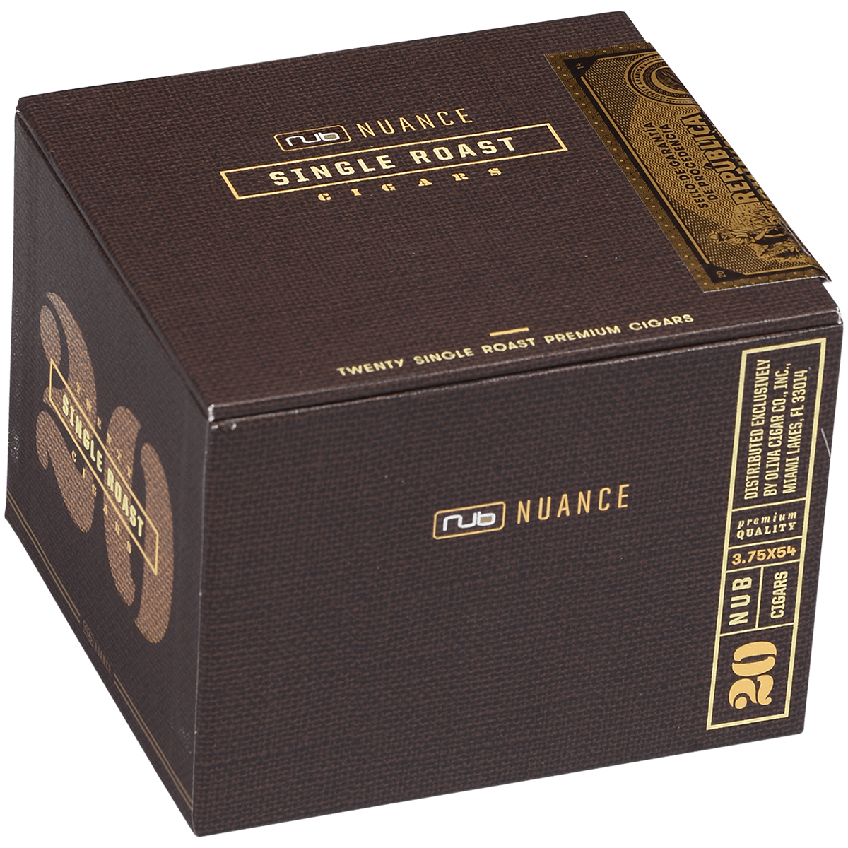 Nub Nuance Single Roast 354 20 Ct. Box 3.75X54