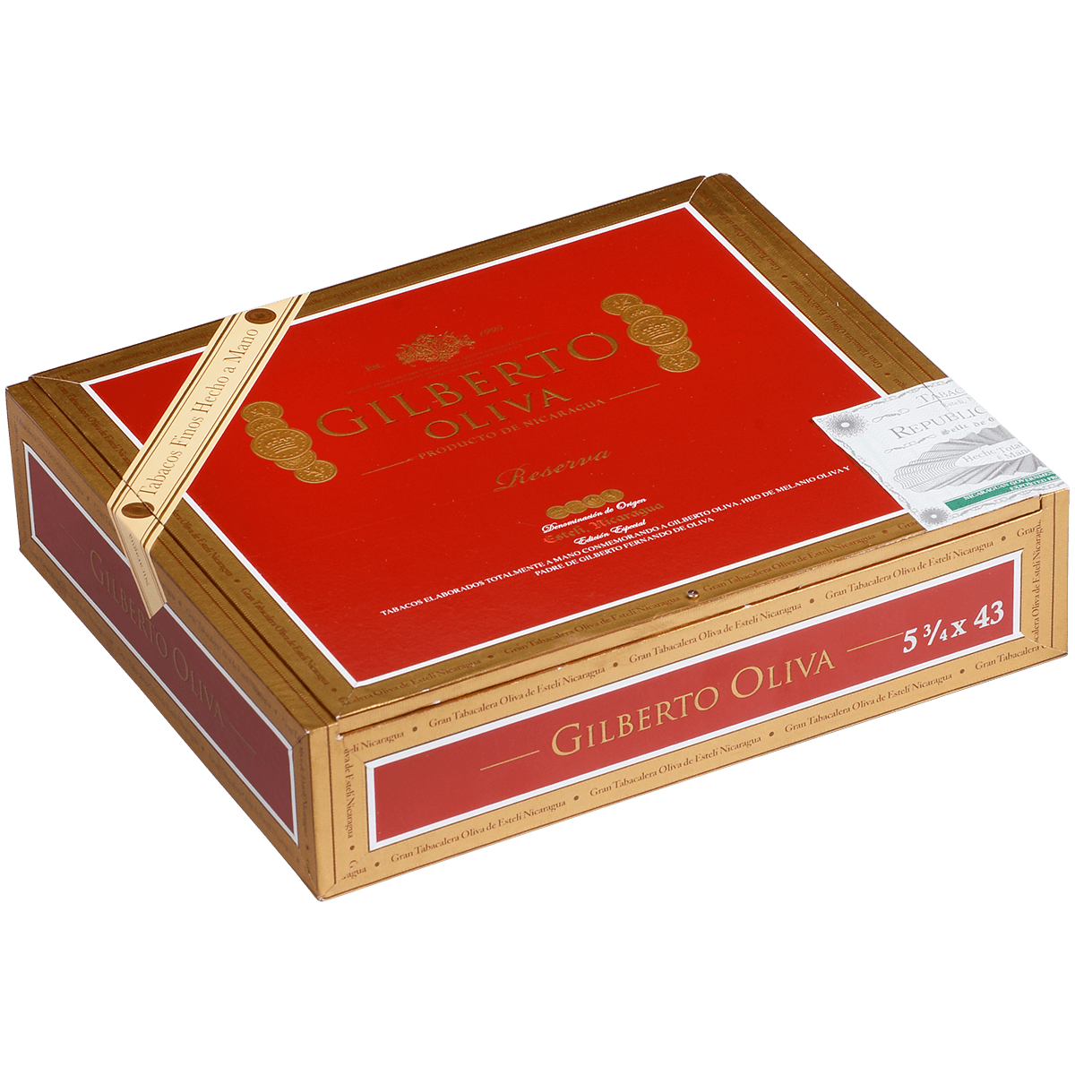 Gilberto Oliva Reserva Corona 20 Ct. Box 5.75X43