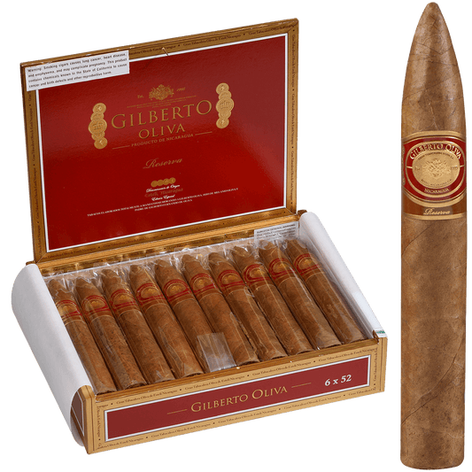 Gilberto Oliva Reserva Torpedo 20 Ct. Box 6.00X52T