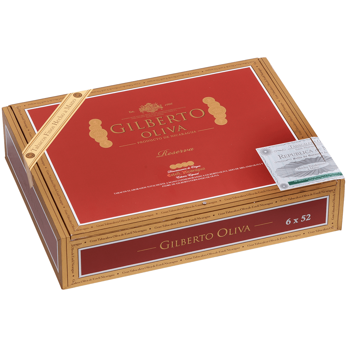 Gilberto Oliva Reserva Torpedo 20 Ct. Box 6.00X52T