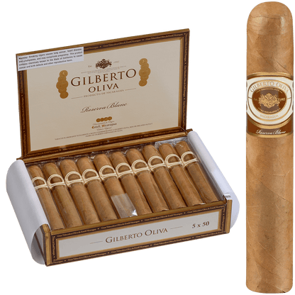 Gilberto Oliva Reserva Blanc Robusto 20 Ct. Box 5.00X50