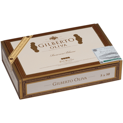 Gilberto Oliva Reserva Blanc Robusto 20 Ct. Box 5.00X50