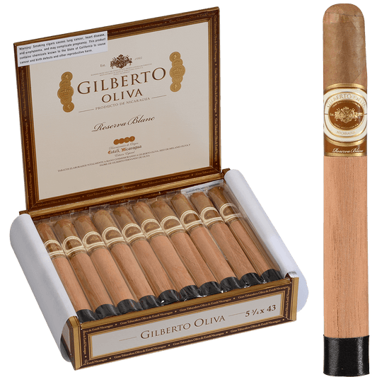 Gilberto Oliva Reserva Blanc Corona 20 Ct. Box 5.75X43