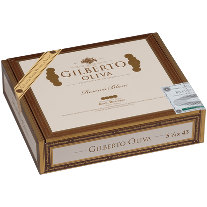 Gilberto Oliva Reserva Blanc Corona 20 Ct. Box 5.75X43