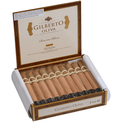 Gilberto Oliva Reserva Blanc Corona 20 Ct. Box 5.75X43