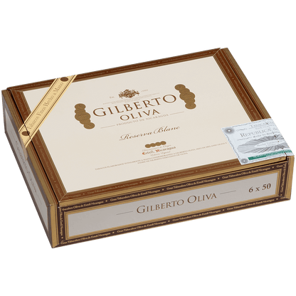 Gilberto Oliva Reserva Blanc Toro 20 Ct. Box 6.00X50