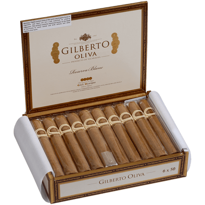 Gilberto Oliva Reserva Blanc Toro 20 Ct. Box 6.00X50