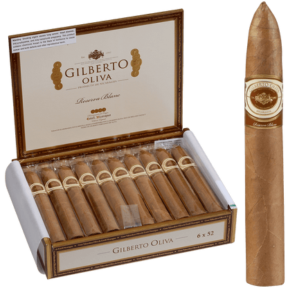 Gilberto Oliva Reserva Blanc Torpedo 20 Ct. Box 6.00X52T