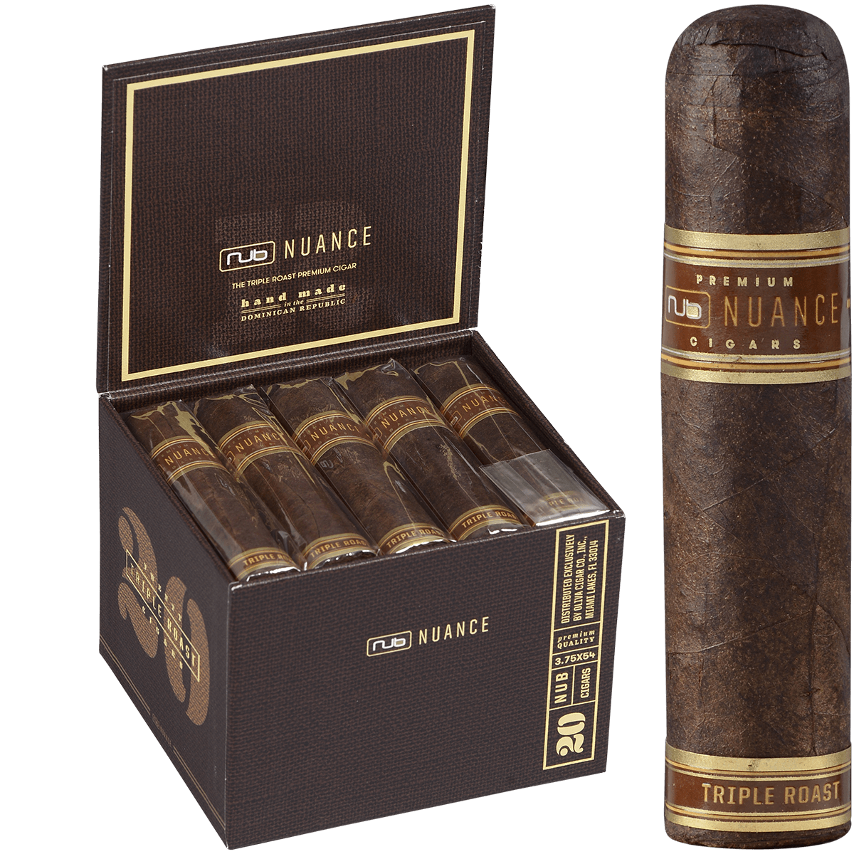 Nub Nuance Triple Roast 354 20 Ct. Box 3.75X54